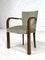 Art Deco Sessel aus Holz & Samt, 1930er 7