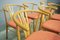 Sedie da pranzo moderne in quercia e legno curvato, anni '90, set di 11, Immagine 3