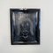 Felix Bachmann, Black Portrait of a Woman, 2022, Acrylic on Wood, Framed 1
