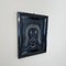 Felix Bachmann, Black Portrait of a Woman, 2022, Acrylic on Wood, Framed, Image 10