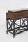Italian Wood and Beveled Crystal Console Table by Banfi, Belgioioso & Peressutti, 1941, Image 10