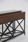 Italian Wood and Beveled Crystal Console Table by Banfi, Belgioioso & Peressutti, 1941, Image 9