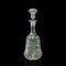 Vintage English Etched Glass Fine Wine Decanter, 1950s, Image 1