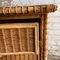 Vintage Wicker Serpentine Chest of Drawers 4