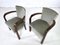 Art Deco Sessel aus Holz & Samt, 1930er, 2er Set 3