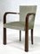 Art Deco Sessel aus Holz & Samt, 1930er, 2er Set 5
