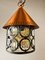 Mid-Century Brutalist Pendant Lantern Ceiling Lamps, the Netherlands, 1960s, Set of 2, Image 5