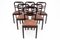 Art Deco Dining Chairs, Poland, 1950s, Set of 6 1