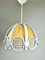 Wicker, Rattan and Fabric Pendant Light, 1960s, Image 5