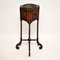 Antique Oak Barley Twist Jardiniere Planter Stand, 1890s 3