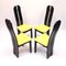 Postmodern High Back Chairs from Mørkøv Møbelindustri Aps, 1980s, Set of 4 3