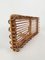 Italian Bamboo and Rattan Wall-Mounted Console, 1960s 8