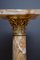 Marble and Ormolu Pedestal Marble Column, 1860 8