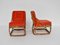 Set of Bamboo Armchairs with Velvet Cushion by Ross Littel & Inger Klingenberg, 1969 2