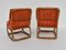 Bamboo Armchairs with Velvet Cushion by Ross Littel & Inger Klingenberg, 1969, Set of 2 4