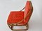 Set of Bamboo Armchairs with Velvet Cushion by Ross Littel & Inger Klingenberg, 1969 7