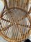 Mid-Century Modern French High Back Dining Chairs in Bamboo and Rattan, 1960s, Set of 6, Image 14