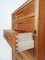 Vintage Oak and Birch Wood Office Tallboy Chest of Drawers, 1960s, Image 11