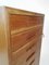 Vintage Oak and Birch Wood Office Tallboy Chest of Drawers, 1960s, Image 19