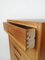 Vintage Oak and Birch Wood Office Tallboy Chest of Drawers, 1960s, Image 2