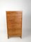 Vintage Oak and Birch Wood Office Tallboy Chest of Drawers, 1960s 1