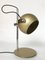 Lámpara de escritorio dorada de aluminio, Imagen 1