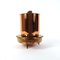 Tetera Art Déco de cobre con tapa y asa de madera, Imagen 7