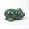 Big Green Ceramic Statue of Hippopotamus 5