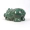 Estatua grande de cerámica verde de hipopótamo, Imagen 3