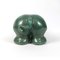 Grande Statue d'Hippopotame en Céramique Verte 4