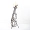 Large Mid-Century Modern Wire Steel Candleholder 3