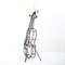 Large Mid-Century Modern Wire Steel Candleholder, Image 3