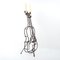Large Mid-Century Modern Wire Steel Candleholder 9