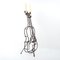 Large Mid-Century Modern Wire Steel Candleholder, Image 9