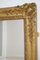 Espejo francés antiguo de madera dorada, 1840, Imagen 6