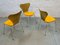 Vintage Esszimmerstühle von Arne Jacobsen für Fritz Hansen, 3er Set 6