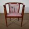 Art Deco Beech Living Room Bench and Chairs, 1940s, Set of 4, Image 15