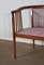 Art Deco Beech Living Room Bench and Chairs, 1940s, Set of 4 8