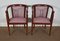 Art Deco Beech Living Room Bench and Chairs, 1940s, Set of 4 13