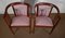 Art Deco Beech Living Room Bench and Chairs, 1940s, Set of 4, Image 14