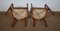 Art Deco Beech Living Room Bench and Chairs, 1940s, Set of 4, Image 38