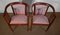 Art Deco Beech Living Room Bench and Chairs, 1940s, Set of 4 32