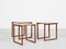 Dänische Mid-Century Cube Beistelltische aus Teak von Kai Kristiansen für Vildbjerg Furniture Factory, 3er Set 7