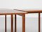 Mid-Century Danish Cube Side Tables in Teak attributed to Kai Kristiansen for Vildbjerg Furniture Factory, Set of 3 8