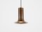 Curve B1101 Pendant Lamp in Brass Colour attributed to Nico Kooy for Raak, 1972 1