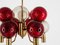 Patricia Chandelier in Brass attributed to Hans-Agne Jakobsson, 1960s 6