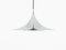 Chrome Semi Hanging Lamp attributed to Claus Bonderup & Torsten Thorup, Image 1