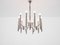 Orbit Chandelier in Metal and White attributed to Gaetano Sciolari, 1970s 5