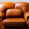 Vintage Brown Leather Armchairs, 1970s, Set of 2, Image 5