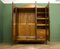 Britischer Art Deco Wurzelholz Kleiderschrank, 1930er 2